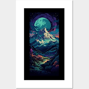 Mountains Art Posters and Art